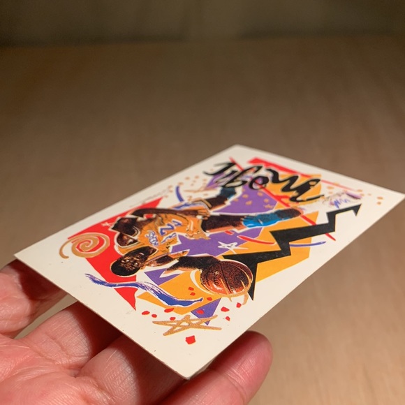 1990 NBA Hoops Magic Johnson Art Checklist Rare LA Lakers vintage collectible - Picture 9 of 17